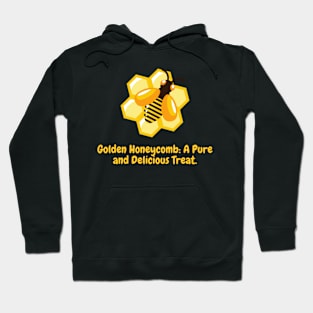 Golden Honeycomb: A Pure and Delicious Treat. Hoodie